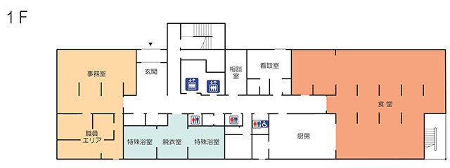 施設内マップ 1F