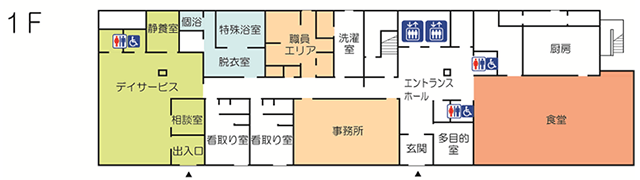 施設内マップ 1F