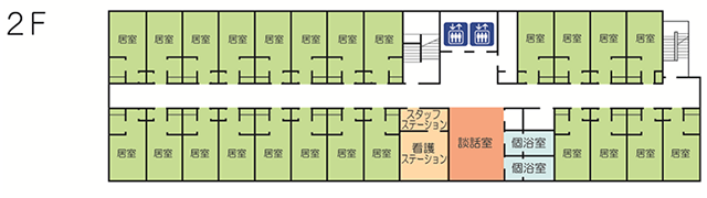 施設内マップ 2F